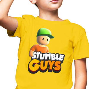Koszulka Dziecięca Stumble Guys Mix Wzory - 110 Cm