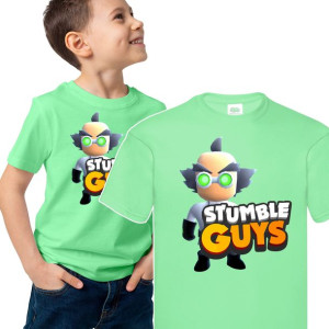 Koszulka Dziecięca Stumble Guys Mix Wzory - 122 Cm