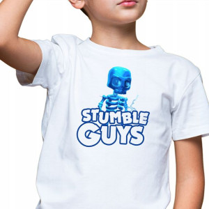 Koszulka Dziecięca Stumble Guys Mix Wzory - 122 Cm