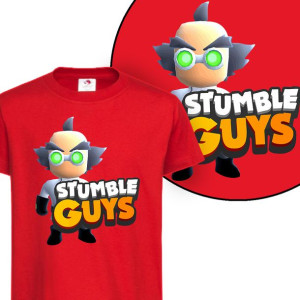 Koszulka Dziecięca Stumble Guys Mix Wzory - 134 Cm