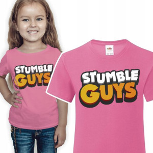 Koszulka Dziecięca Stumble Guys Mix Wzory - 134 Cm