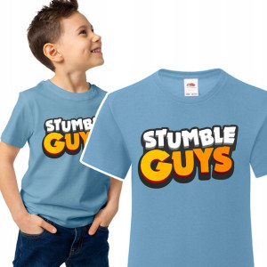 Koszulka Dziecięca Stumble Guys Mix Wzory - 134 Cm