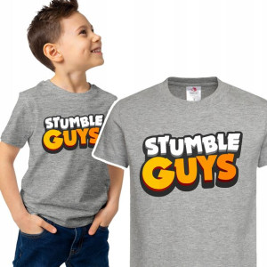 Koszulka Dziecięca Stumble Guys Mix Wzory - 134 Cm