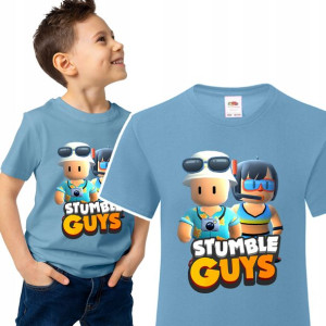 Koszulka Dziecięca Stumble Guys Mix Wzory - 158 Cm