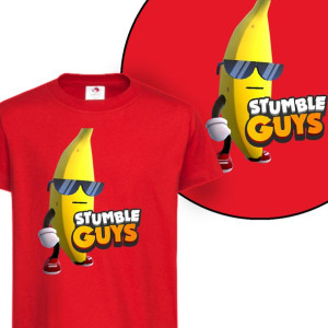 Koszulka Dziecięca Stumble Guys Mix Wzory - 86 Cm