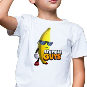 Koszulka Dziecięca Stumble Guys Mix Wzory - 98 Cm