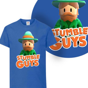 Koszulka Dziecięca Stumble Guys Mix Wzory - 98 Cm