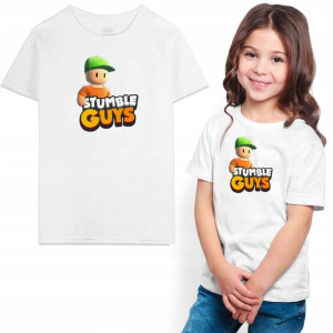 Koszulka Dziecięca Stumble Guys Mix Wzory - 98 Cm