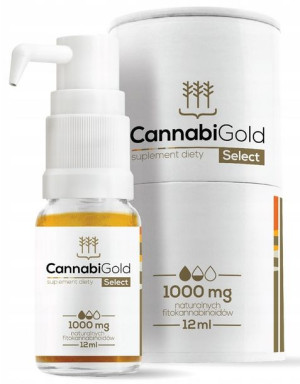 CannabiGold Select 1000mg Olejek konopny 12 ml