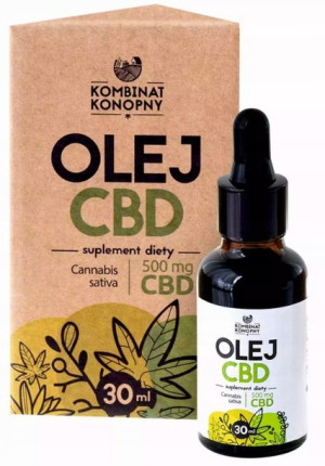 Olej CBD 500 mg 30ml Kombinat Konopny