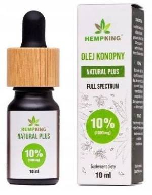 Olejek konopny CBD Hemp King Natural CBD 10% 10 ml