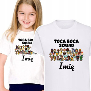 Koszulka Dziecięca Własne Imię Toca Boca - 122 Cm
