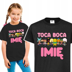 Koszulka DZIECIĘCA Własne IMIĘ TOCA BOCA - 146 cm