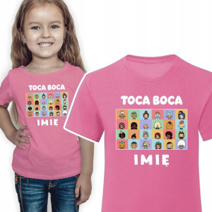 Koszulka Dziecięca Własne Imię Toca Boca - 146 Cm