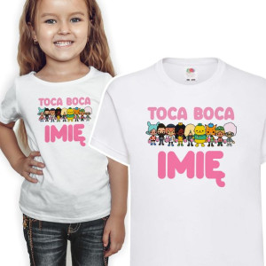 Koszulka DZIECIĘCA Własne IMIĘ TOCA BOCA - 158 cm