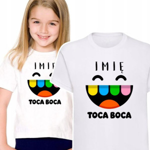 Koszulka Dziecięca Własne Imię Toca Boca - 86 Cm