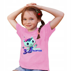 Koszulka Kid KOCI Domek GABI Wiele WZORÓW - 110 cm