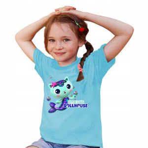 Koszulka KID KOCI Domek GABI Wiele WZORÓW - 146 cm