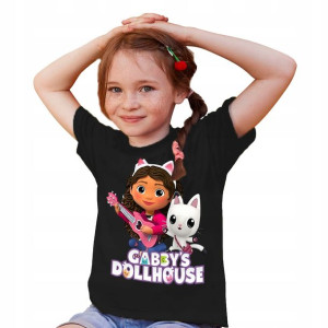 Koszulka Prezent KOCI Domek GABI Wzory MiX - 98cm
