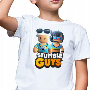 KOSZULKA Tshirt Wiele WZORÓW STUMBLE GUYS - 158 cm