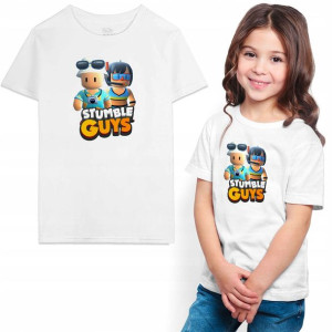 KOSZULKA Tshirt Wiele WZORÓW STUMBLE GUYS - 86 cm