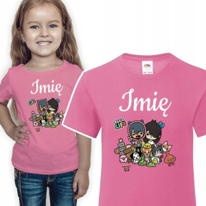 T-SHIRT dla DZIECI TOCA BOCA Własne IMIĘ - 122 cm