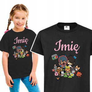 T-SHIRT dla DZIECI TOCA BOCA Własne IMIĘ - 158 cm