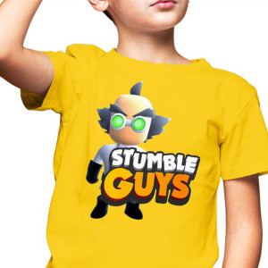 T-shirt Dziecięcy Stumble Guys Mix Wzory - 122 Cm