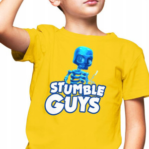 T-shirt Dziecięcy Stumble Guys Mix Wzory - 122 Cm
