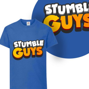T-shirt Dziecięcy Stumble Guys Mix Wzory - 146 Cm