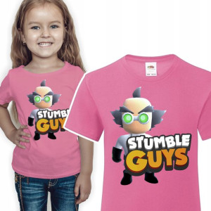 T-shirt Dziecięcy Stumble Guys Mix Wzory - 158 Cm