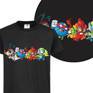 T-SHIRT Dziecięcy SUPER ZINGS Wzory MiX - 110 cm