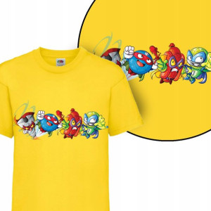 T-SHIRT Dziecięcy SUPER ZINGS Wzory MiX - 110 cm
