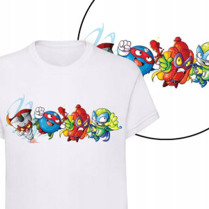 T-SHIRT Dziecięcy SUPER ZINGS Wzory MiX - 86 cm