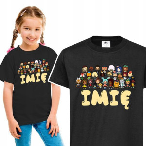 T-SHIRT dziecięcy TOCA BOCA Twoje IMIĘ - 122 cm