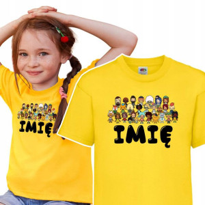 T-SHIRT dziecięcy TOCA BOCA Twoje IMIĘ - 122 cm
