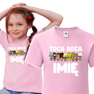 T-shirt dziecięcy TOCA BOCA Własny Nadruk - 134 cm