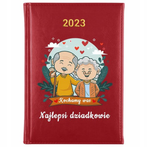 Kalendarz A5 2023 Dla Najlepszych Dziadków Wzory