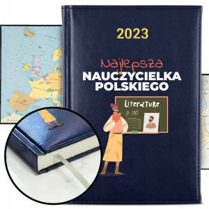 KALENDARZ A5 2023 dla Nauczycielki POLSKIEGO Wzory