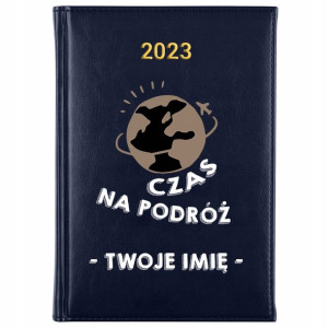 KALENDARZ A5 2023 Dziennik Podróży Własne IMIĘ MiX
