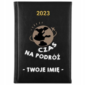 KALENDARZ A5 2023 Dziennik Podróży Własne IMIĘ MiX