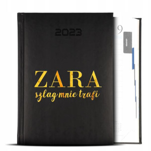 KALENDARZ A5 2023 GOLD Śmieszne Pozłacane WZORY
