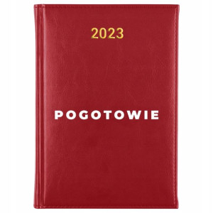 KALENDARZ A5 2023 Książkowy Dzienny POGOTOWIE