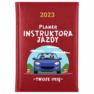 KALENDARZ A5 2023 PLANER Instruktora JAZDY Wzory