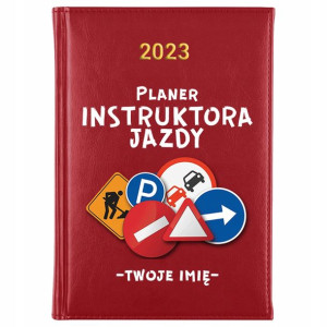 KALENDARZ A5 2023 PLANER Instruktora JAZDY Wzory