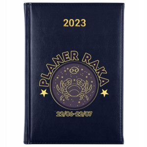 KALENDARZ A5 2023 Planer Książkowy ZNAKI ZODIAKU