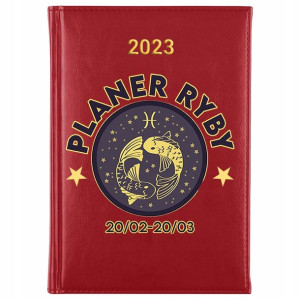 KALENDARZ A5 2023 Planer Książkowy ZNAKI ZODIAKU