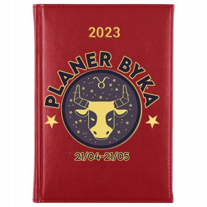 KALENDARZ A5 2023 Planer Książkowy ZNAKI ZODIAKU