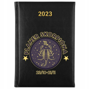 KALENDARZ A5 2023 Planer Książkowy ZNAKI ZODIAKU