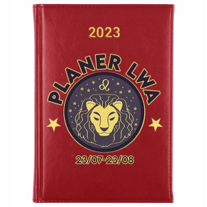 KALENDARZ A5 2023 Planer Książkowy ZNAKI ZODIAKU